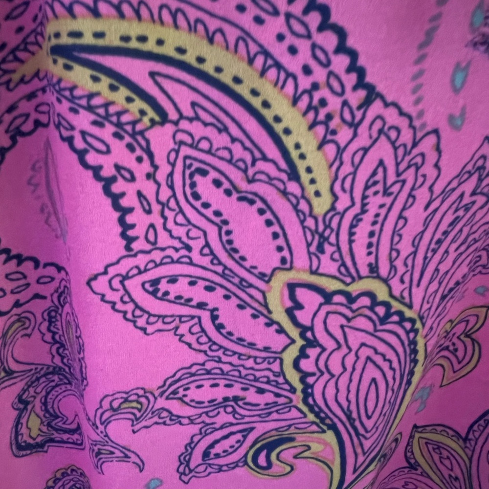 Maurices Flutter Sleeve Blouse in Orange and Pink - Picture 5 of 5